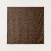 Aborigine-Kunst Wandteppich (Vorderseite)