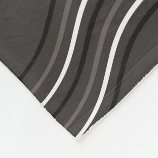 Aborigine-Kunststurm Fleecedecke (Ecke)