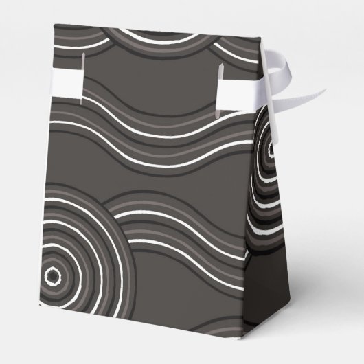 Aborigine-Kunststurm Geschenkschachtel (Rückseite)