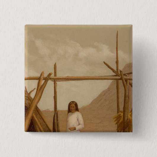 Aborigine-Leben, Navajo Land Button (Vorderseite)