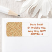 Aborigine-Leinenmalerei (Insitu)