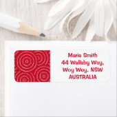 Aborigine-Leinenmalerei (Insitu)