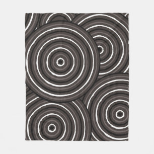 Aborigine-Leinenmalerei Fleecedecke