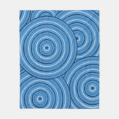 Aborigine-Leinenmalerei Fleecedecke (Vorderseite)