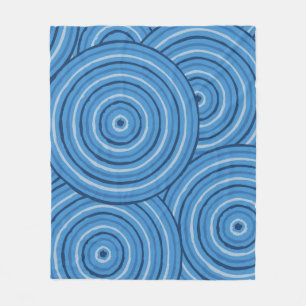 Aborigine-Leinenmalerei Fleecedecke