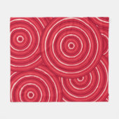 Aborigine-Leinenmalerei Fleecedecke (Vorderseite (Horizontal))