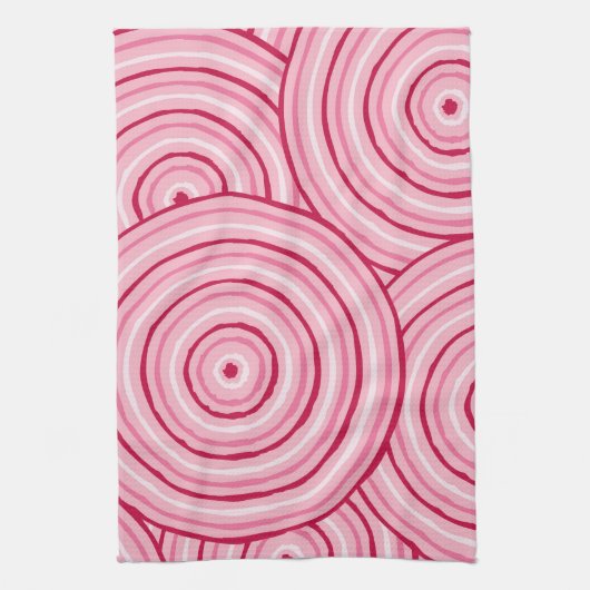 Aborigine-Leinenmalerei Handtuch (Vertikal)