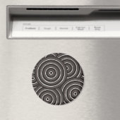 Aborigine-Leinenmalerei Magnet (In Situ (Geschirrspüler))