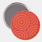 Aborigine-Leinenmalerei Magnet (Vorderseite/Rückseite)