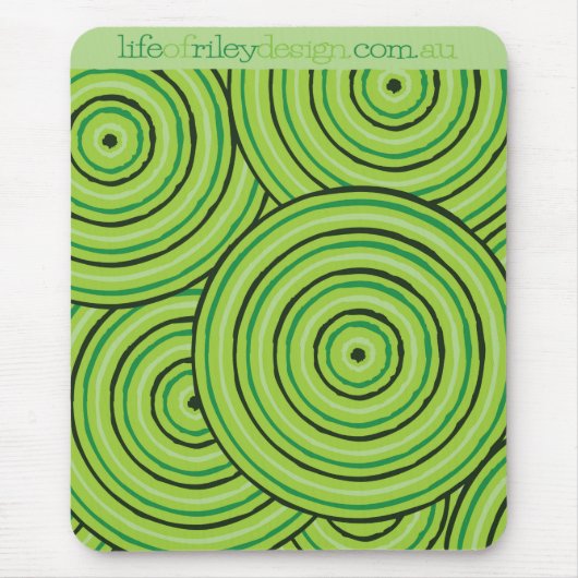 Aborigine-Leinenmalerei Mousepad (Vorne)
