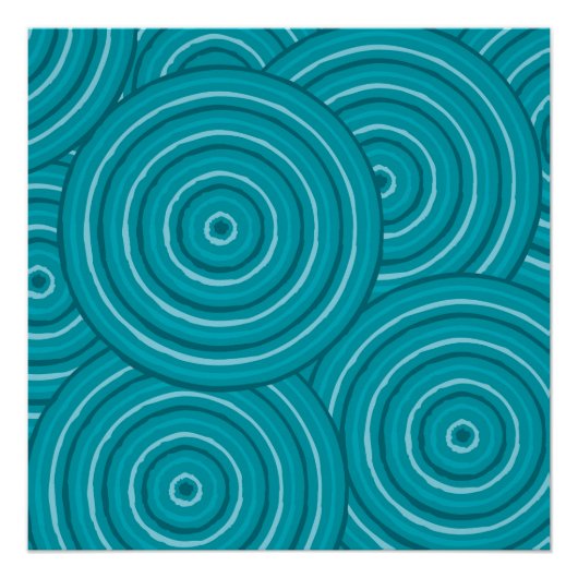 Aborigine-Leinenmalerei Poster (Vorderseite)