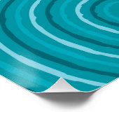 Aborigine-Leinenmalerei Poster (Ecke)