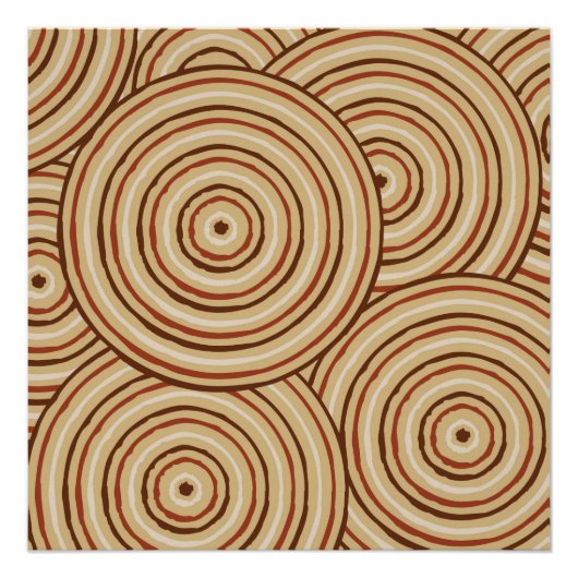 Aborigine-Leinenmalerei Poster (Vorderseite)