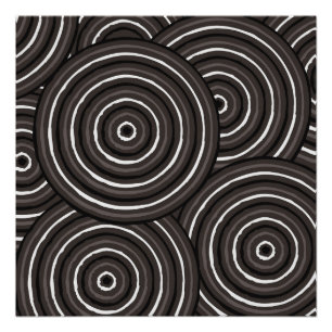 Aborigine-Leinenmalerei Poster