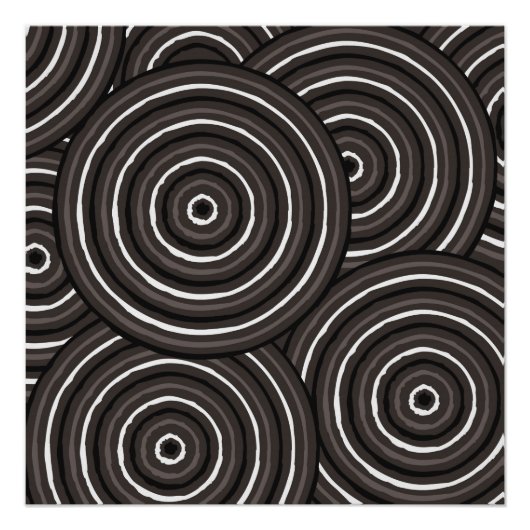 Aborigine-Leinenmalerei Poster (Vorderseite)