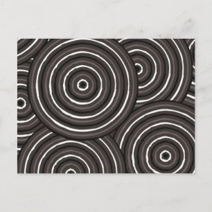 Aborigine-Leinenmalerei Postkarte