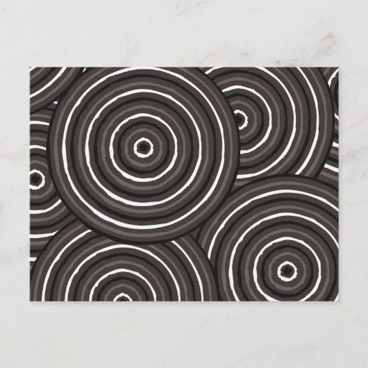 Aborigine-Leinenmalerei Postkarte (Vorderseite)