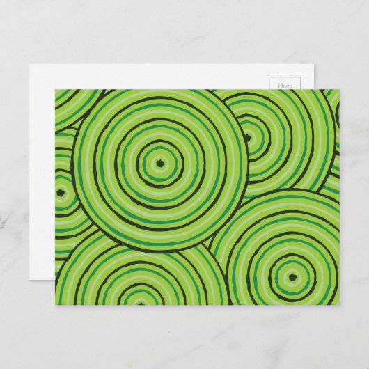 Aborigine-Leinenmalerei Postkarte (Vorne/Hinten)