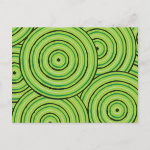 Aborigine-Leinenmalerei Postkarte