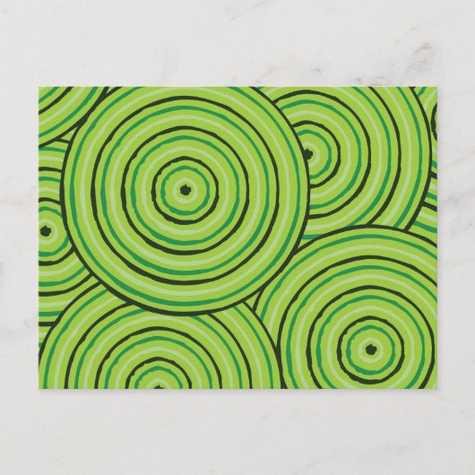 Aborigine-Leinenmalerei Postkarte (Vorderseite)