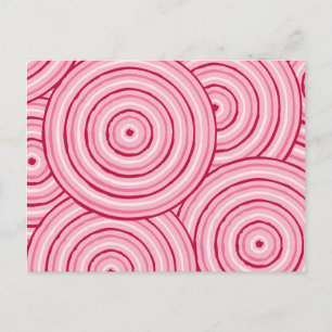 Aborigine-Leinenmalerei Postkarte