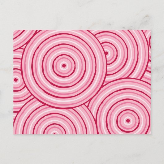 Aborigine-Leinenmalerei Postkarte (Vorderseite)