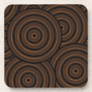 Aborigine-Leinenmalerei Untersetzer