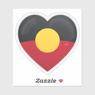 Aborigine-Liebe Aufkleber