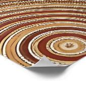 Aborigine-Map Dot Poster (Ecke)