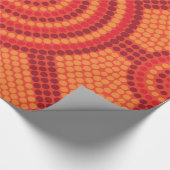 Aborigine-Meetingplace Fire Geschenkpapier (Ecke)
