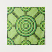 Aborigine Meetingplace Rainforest Wandteppich (Vorderseite (Horizontal))