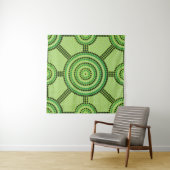 Aborigine Meetingplace Rainforest Wandteppich (Beispiel (Horizontal))
