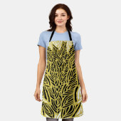 Aborigine-Muster-14 All-Over-Print-Schürze Schürze (Getragen)