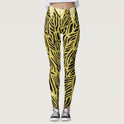 Aborigine-Muster 14 Leggings (Vorderseite)