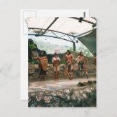 Aborigine Postkarte (Vorne/Hinten)