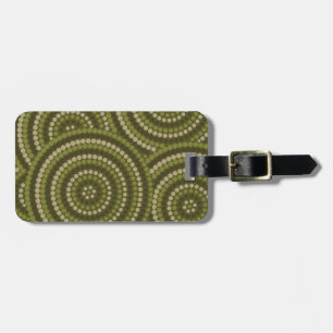 Aborigine-Punktmalerei Gepäckanhänger