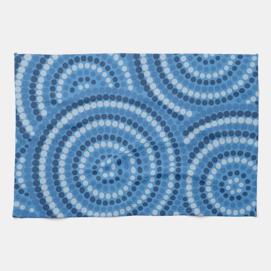 Aborigine-Punktmalerei Handtuch (Horizontal)