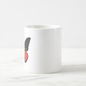 Aborigine-Schmetterlingsflagge Kaffeetasse (Mittel)