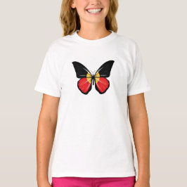 Aborigine-Schmetterlingsflagge T-Shirt