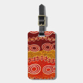 Aborigine-Serpents. Gepäckanhänger (Vorderseite vertikal)