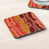 Aborigine-Serpents. Getränkeuntersetzer (Linke Seite)