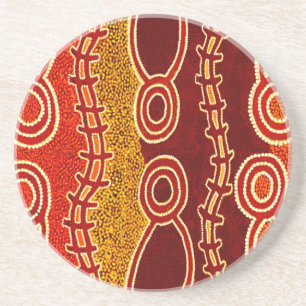 Aborigine-Serpents. Getränkeuntersetzer