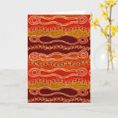 Aborigine-Serpents. Karte (Gelbe Blume)