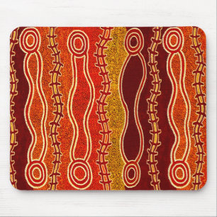 Aborigine-Serpents. Mousepad