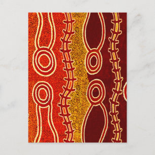 Aborigine-Serpents. Postkarte