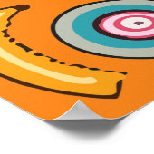 Aborigine-Stammeskunstdruck Poster (Ecke)