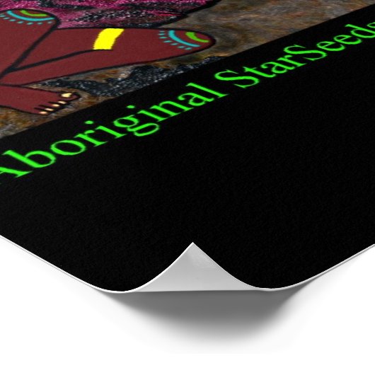 Aborigine StarSeeds Poster (Ecke)