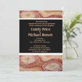 Aborigine Wedding Invitation Wüste Dreaming Einladung (Stehend Vorderseite)