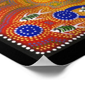 Aborigines Camp von Waterhole Poster (Ecke)