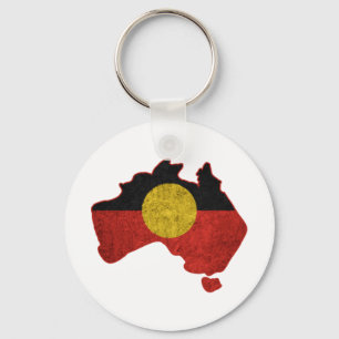 Aborigines-Flagge in Not Schlüsselanhänger